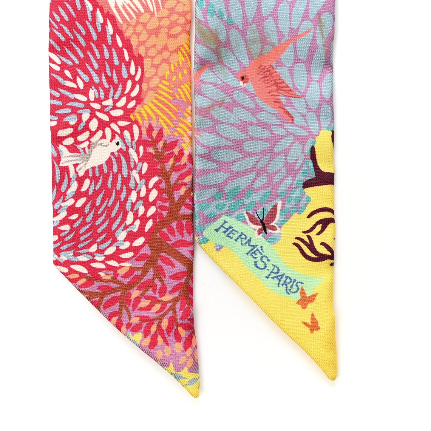 Silk Dans un Jardin Anglais Twilly Juane Vif Rouge Celadon