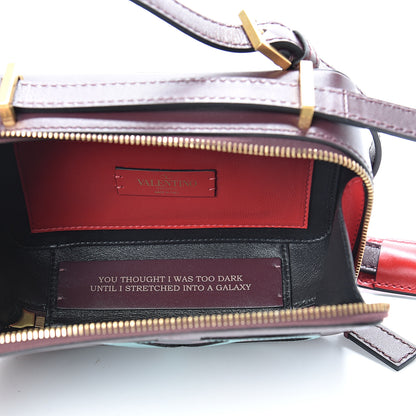 Valentino Garavani X UNDERCOVER Smooth Calfskin Graphic Print VSling Crossbody Bag Rubin 4 of 10