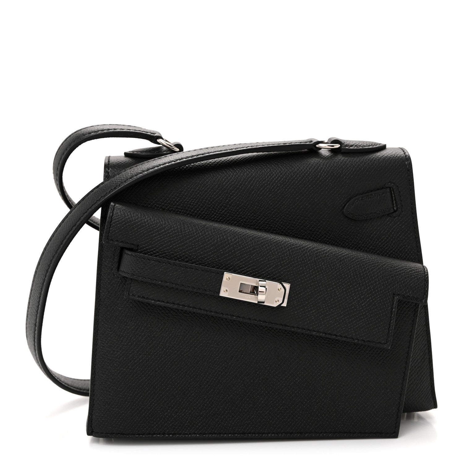 Hermes Epsom Kelly En Desordre Sellier 20 Black 1 of 11