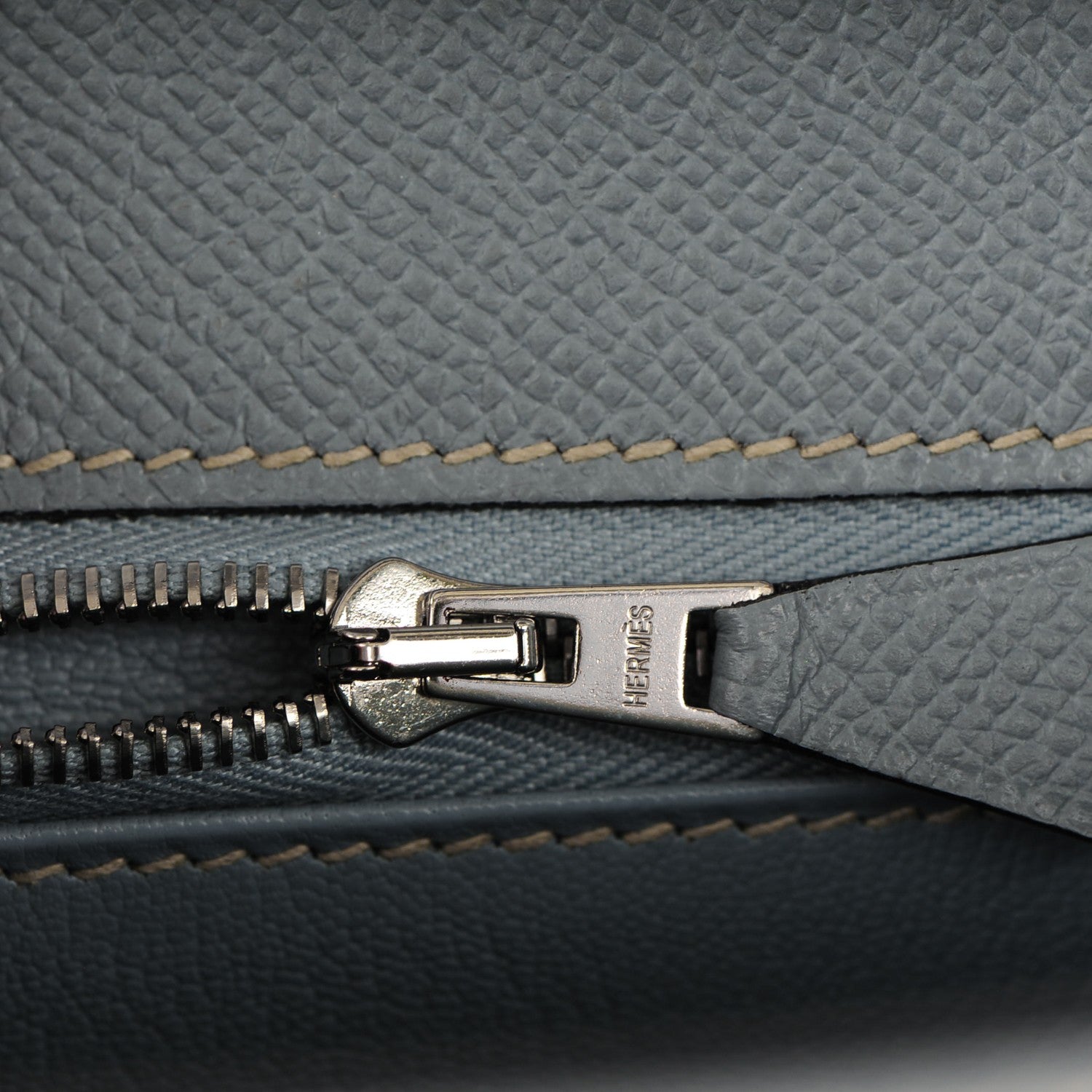 Hermes Epsom Kelly Sellier 35 Bleu Lin 21 of 26