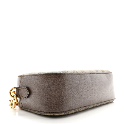 Gucci GG Supreme Monogram Web Neo Vintage Shoulder Bag Beige New Acero Crop 4 of 10