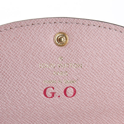 Louis Vuitton Damier Ebene Rosalie Coin Purse Rose Ballerine 6 of 6