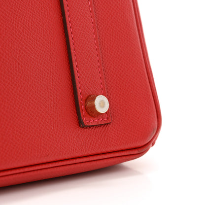 Hermes Epsom Birkin 35 Rouge Casaque 16 of 20