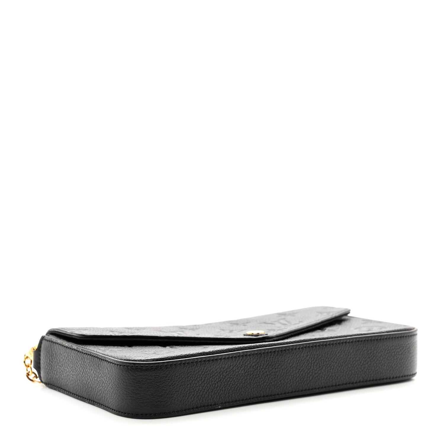 Louis Vuitton Empreinte Pochette Felicie Chain Wallet Black 5 of 10