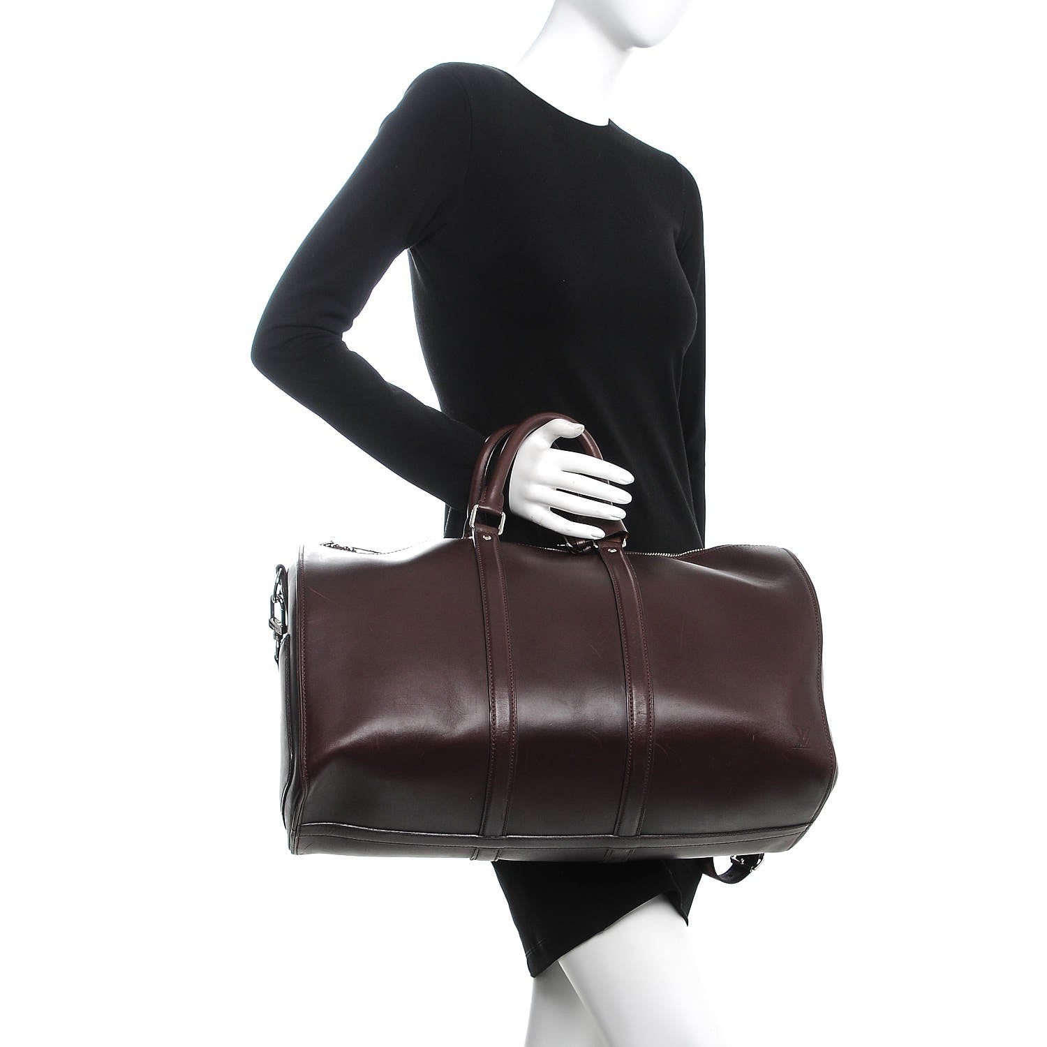 Louis Vuitton Nomade Teck Keepall Bandouliere 45 Moka 3 of 25