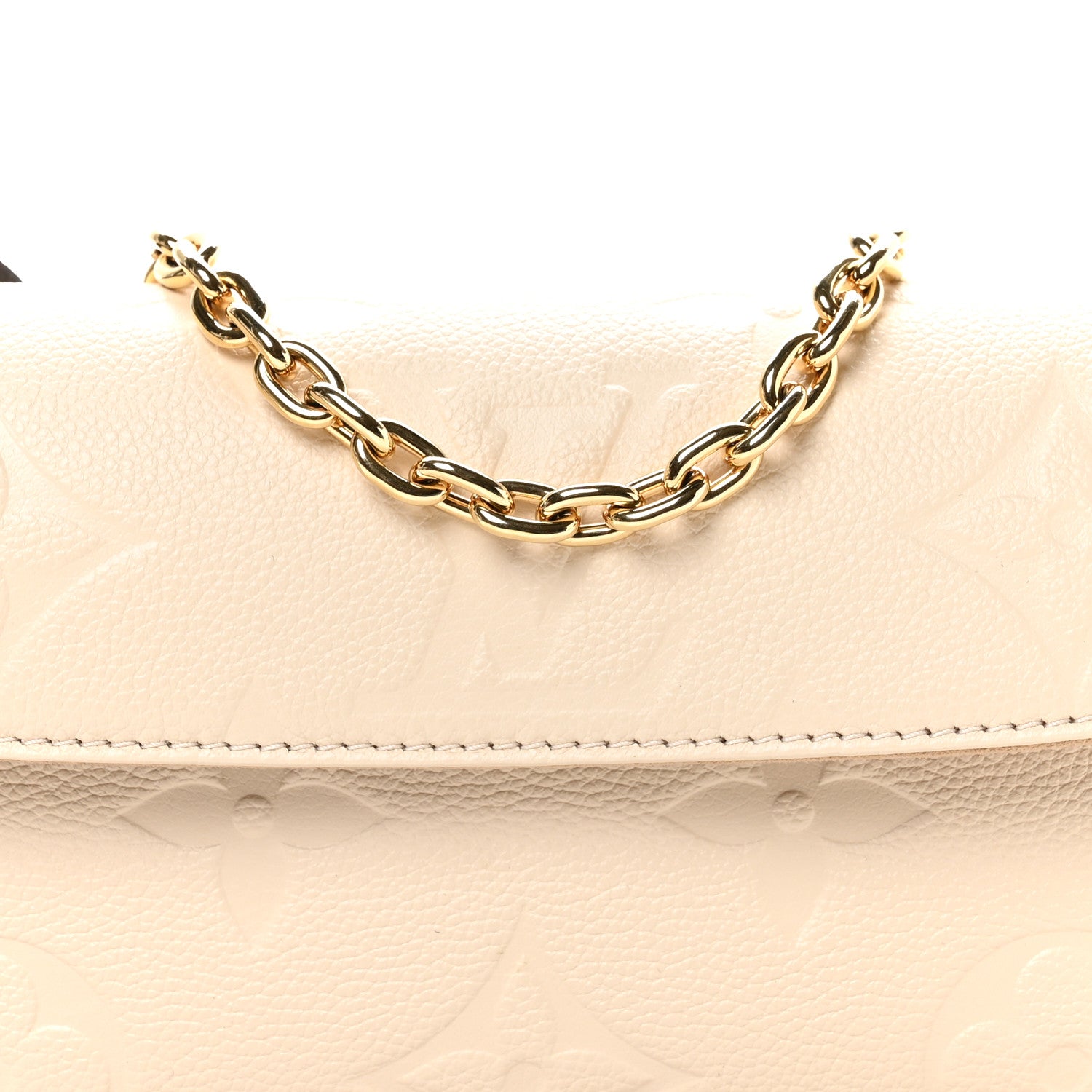 Louis Vuitton Empreinte Monogram Giant Ivy Wallet On Chain Cream 7 of 10