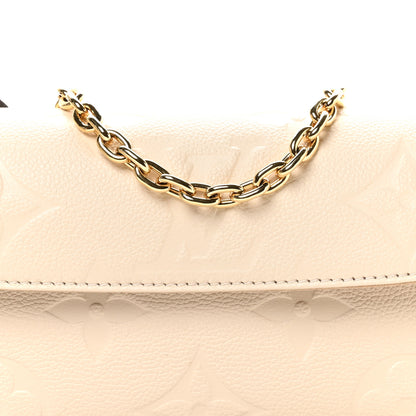 Louis Vuitton Empreinte Monogram Giant Ivy Wallet On Chain Cream 7 of 10