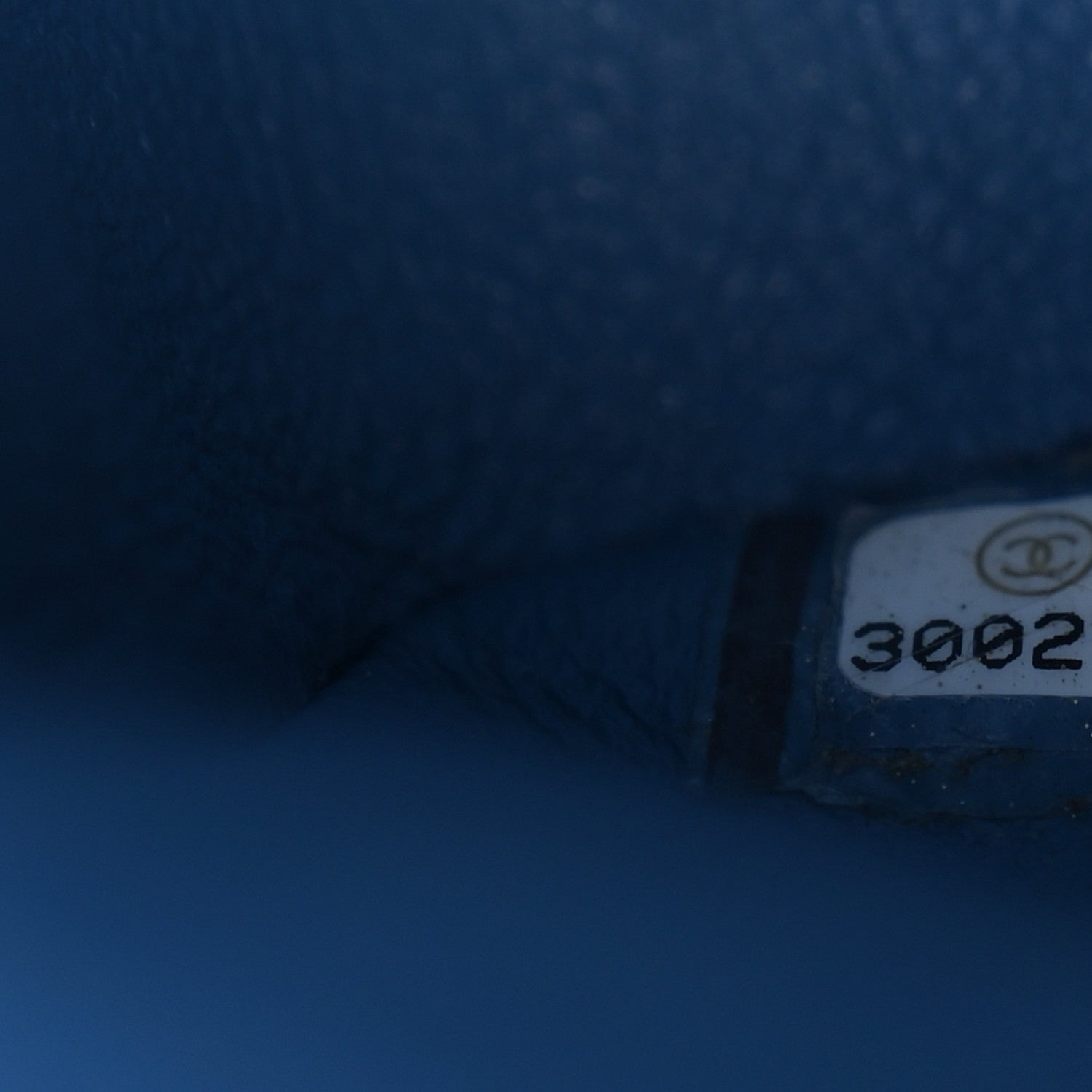 Chanel Caviar Quilted Medium Double Flap Blue 7 of 10