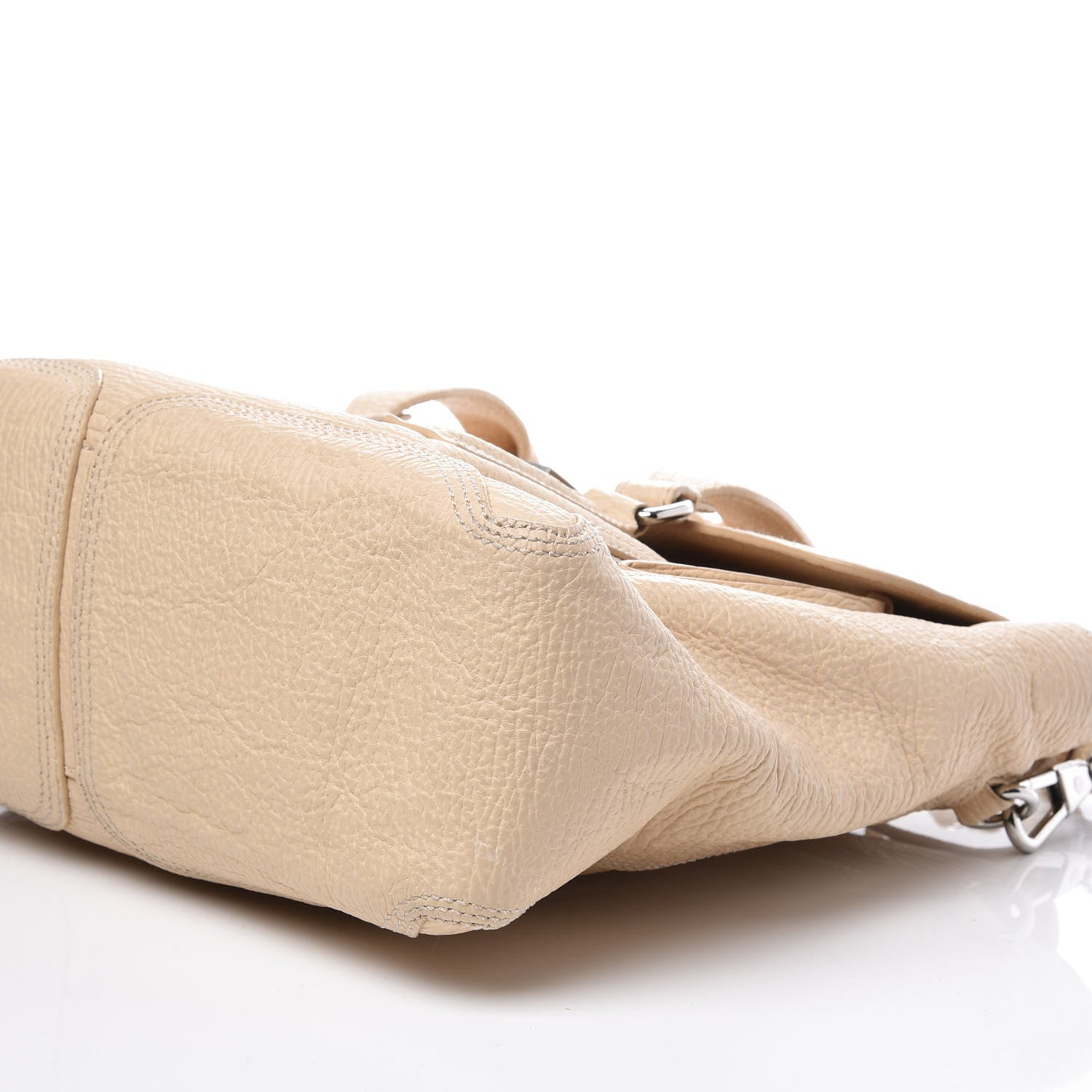 3.1 Phillip Lim 3.1 Textured Calfskin Medium Pashli Satchel White Peach 6 of 18