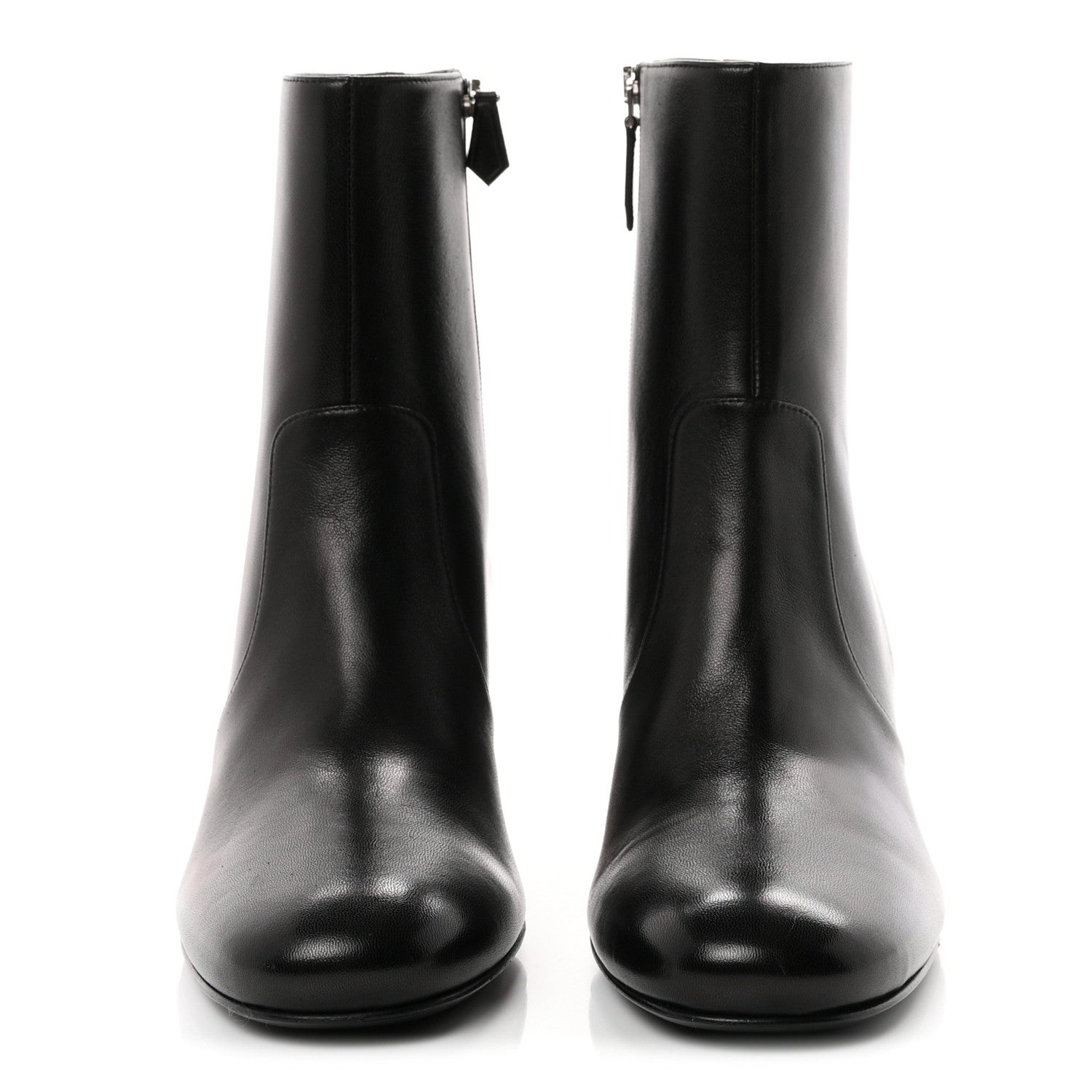 Hermes Nappa Lisa 55 Ankle Boots 36 Black 3 of 10