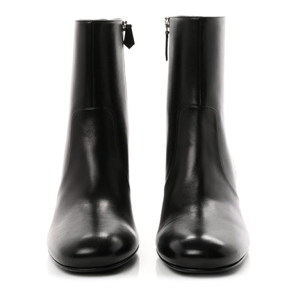 Hermes Nappa Lisa 55 Ankle Boots 36 Black 3 of 10