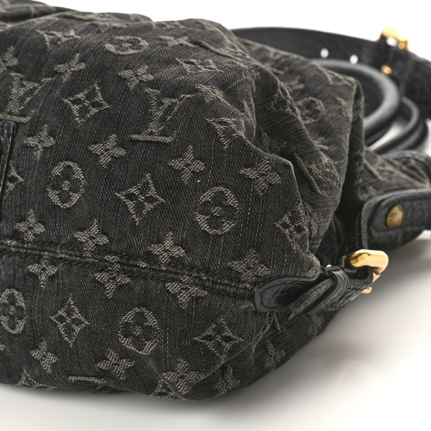 Louis Vuitton Denim Neo Cabby MM Black 10 of 11