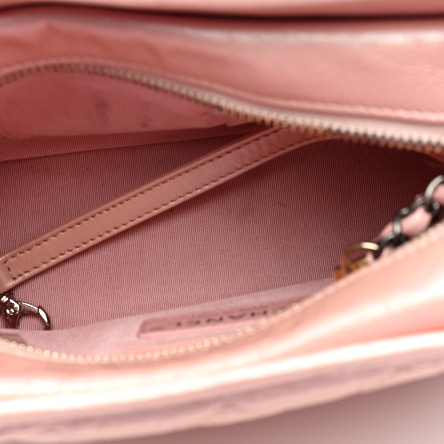 Chanel Iridescent Aged Calfskin Quilted Small Gabrielle Hobo Rose 5 of 10