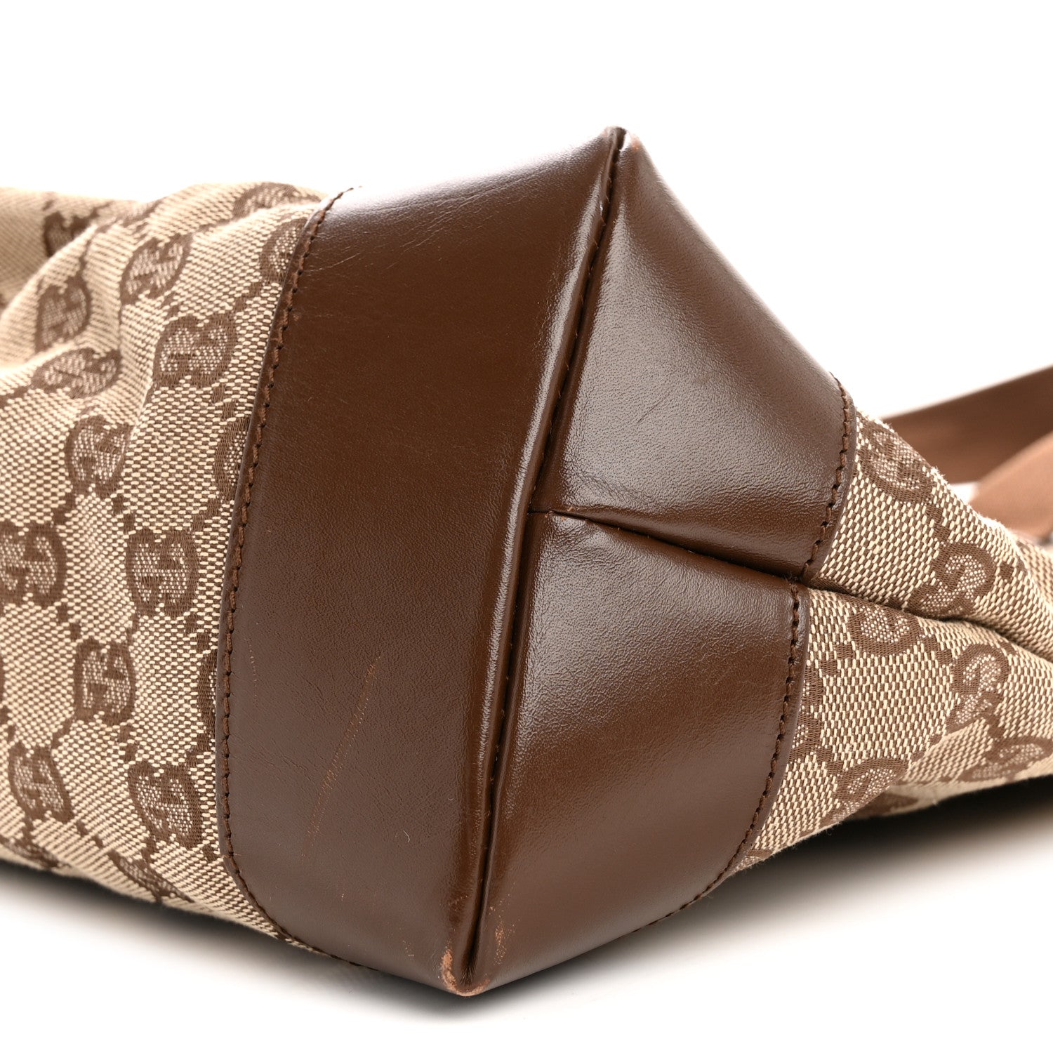 Gucci Monogram Tote Bag Brown 10 of 14