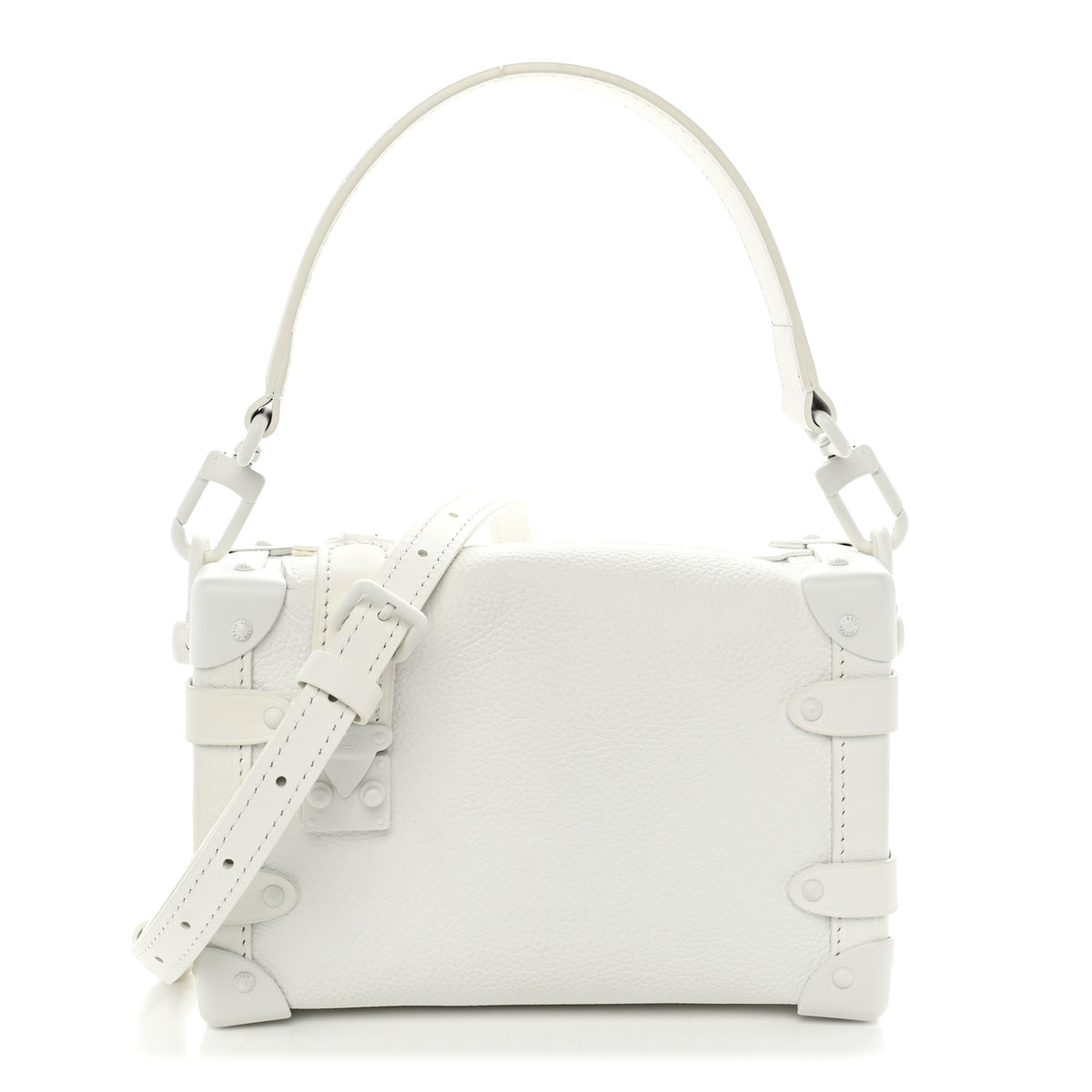 Louis Vuitton Calfskin Side Trunk PM Off White 1 of 9
