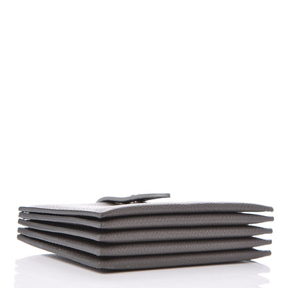 Celine Grained Shiny Calfskin Accordion Card Holder Grey 4 of 7