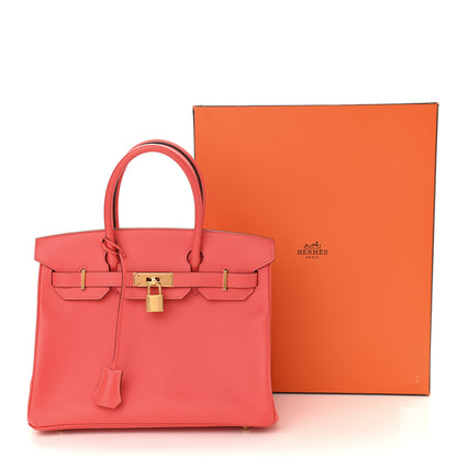 Hermes Epsom Birkin 30 Rose Jaipur 11 of 11