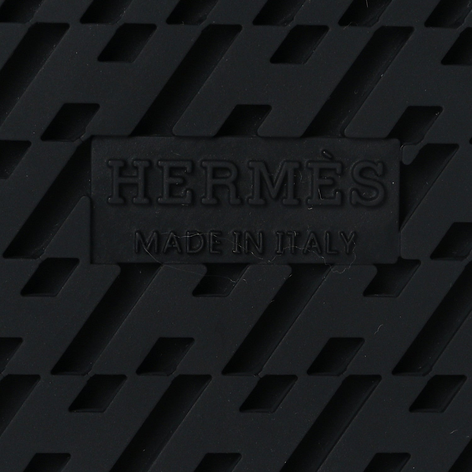 Hermes Calfskin Womens Chypre Sandals 38.5 Black 8 of 9