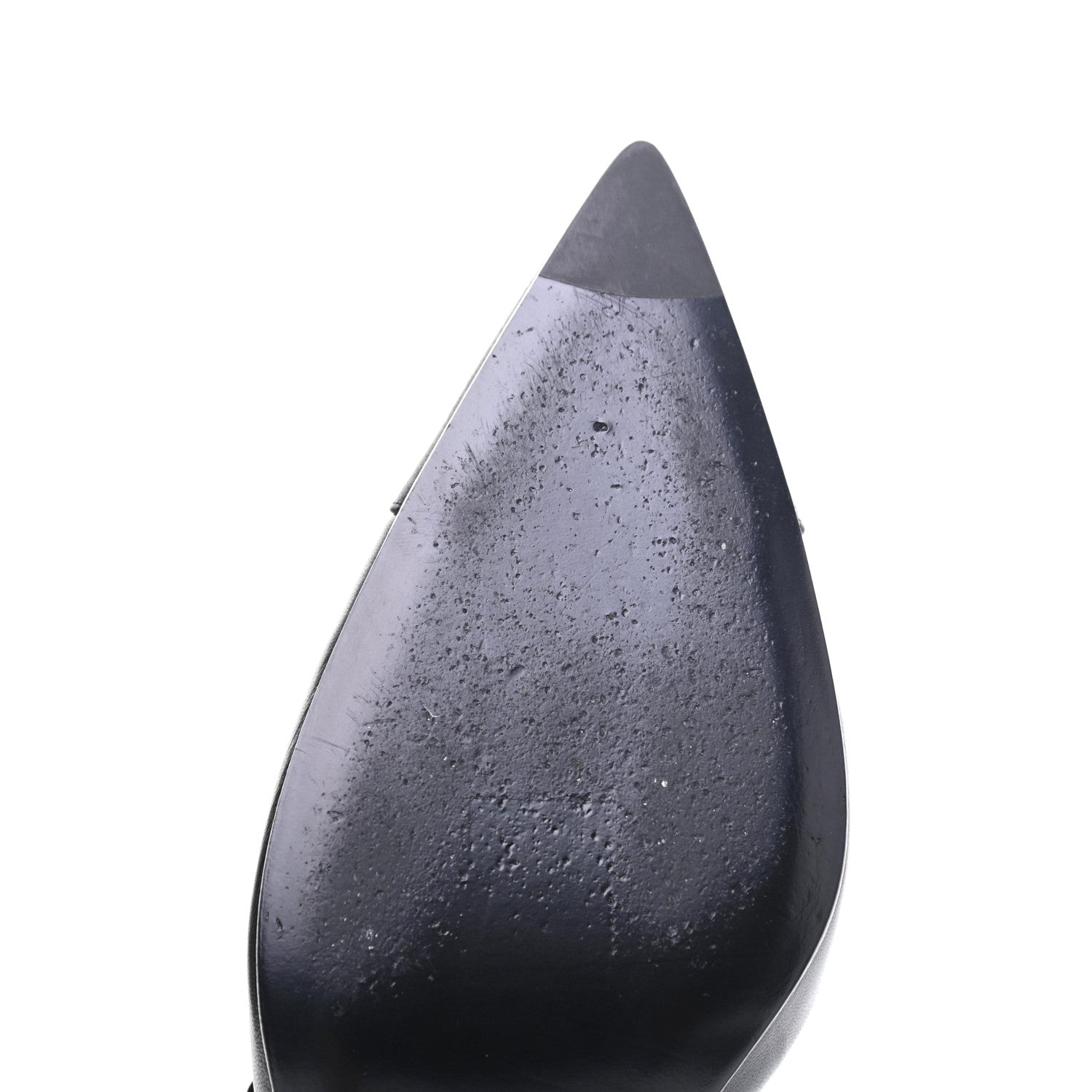 Chanel Lambskin Satin Slingback Cap Toe Bow Pumps 39.5 Black 10 of 13