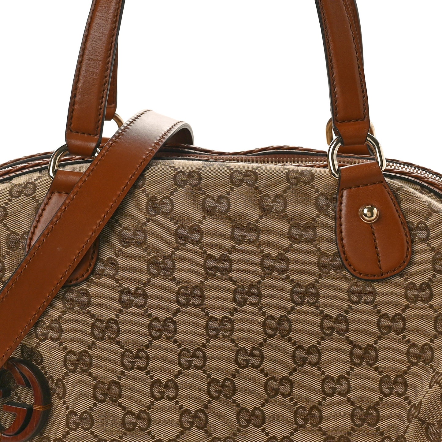 Monogram Small Brick Lane Boston Light Brown