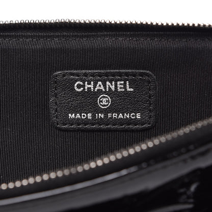 Chanel Vinyl Clutch Black 6 of 8