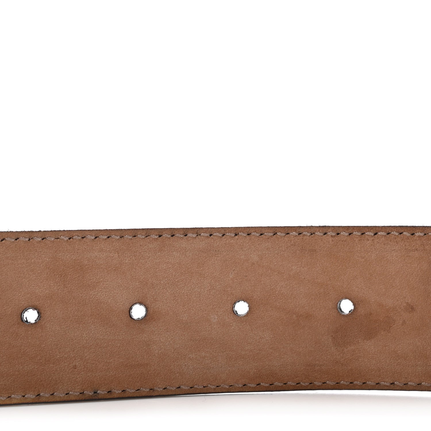 Gucci Monogram Calfskin Lovely Heart GG Belt 90 36 Beige Ebony Testa di Moro 4 of 5