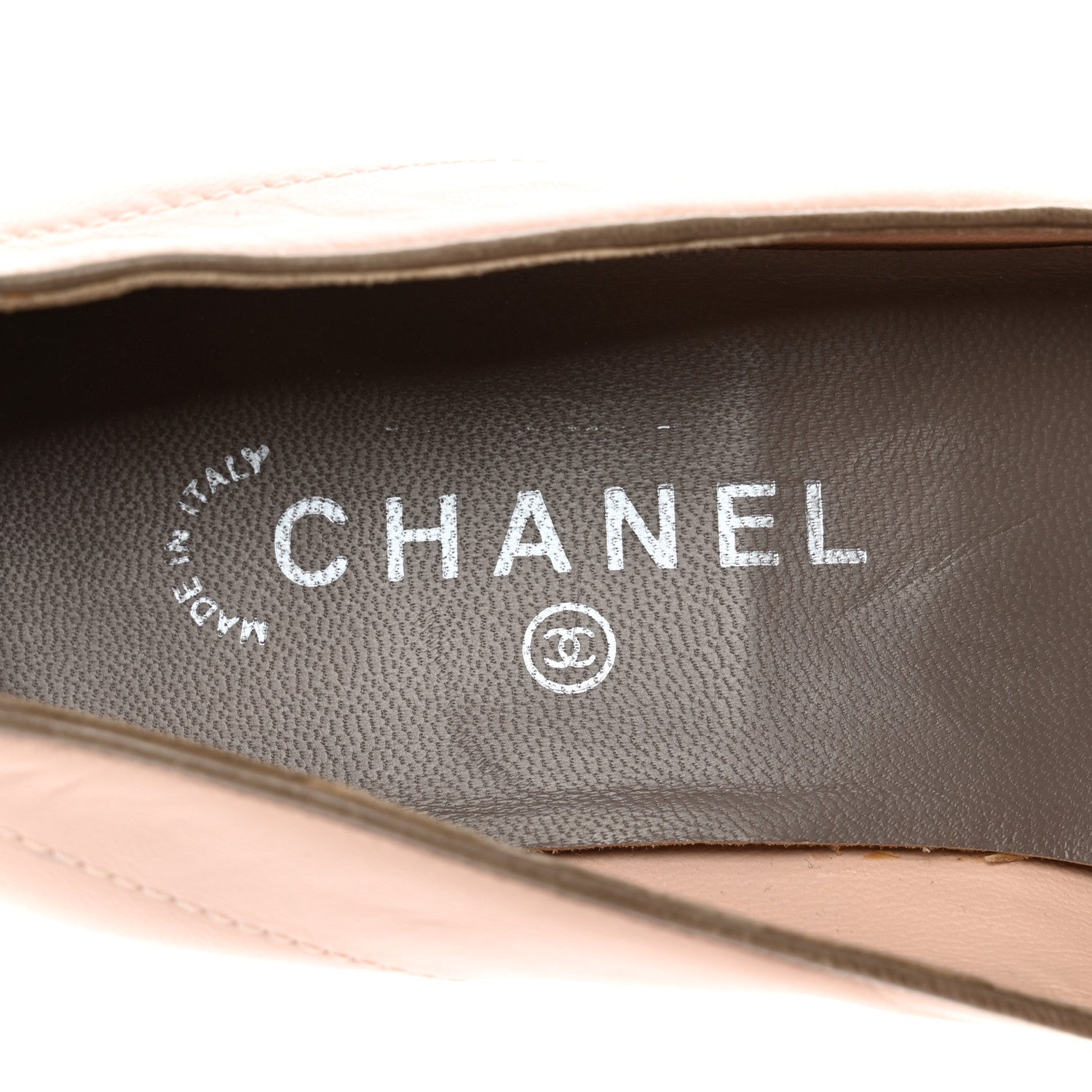 Chanel Lambskin Pointed Toe CC Ballet Flats 40.5 Pink 7 of 8
