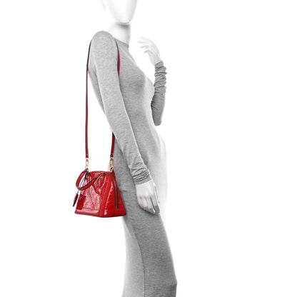 Louis Vuitton Vernis Alma BB Cherry 2 of 10