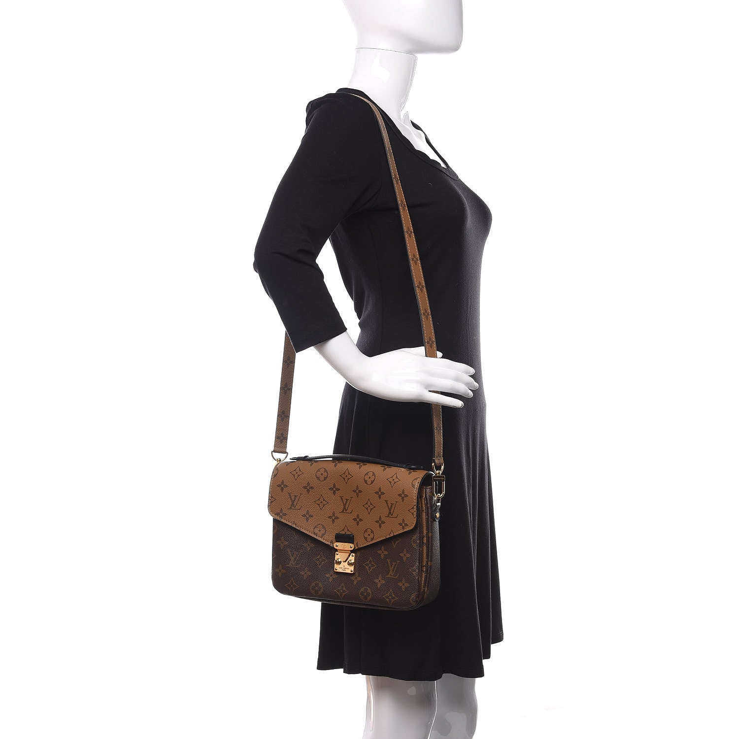 Louis Vuitton Reverse Monogram Pochette Metis 2 of 10