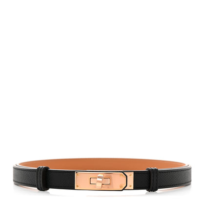 Hermes Epsom Kelly Belt PM Black 1 of 5