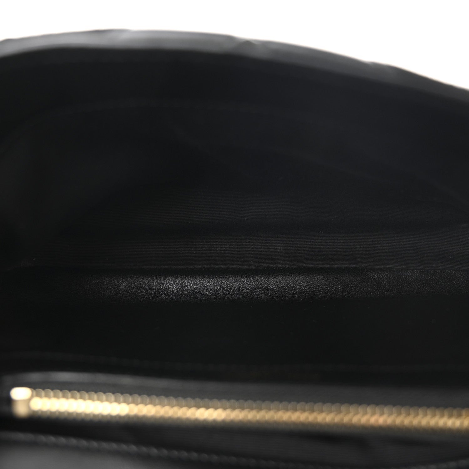 Saint Laurent Calfskin Suede Matelasse Chevron Monogram Medium College Bag Black 5 of 10