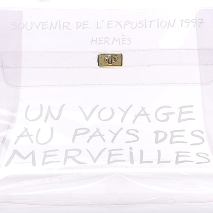 Hermes Vinyl Souvenir De L'Exposition Kelly Transparent 7 of 12