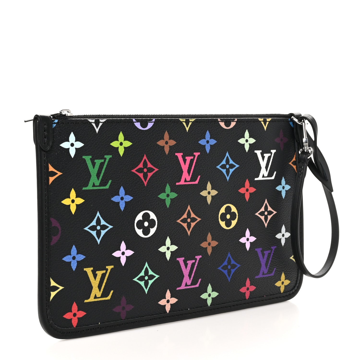 Louis Vuitton LV x TM Monogram Multicolor Carryall PM Pochette Black 3 of 7