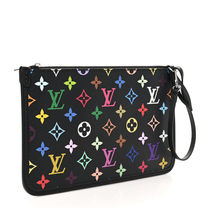 Louis Vuitton LV x TM Monogram Multicolor Carryall PM Pochette Black 3 of 7