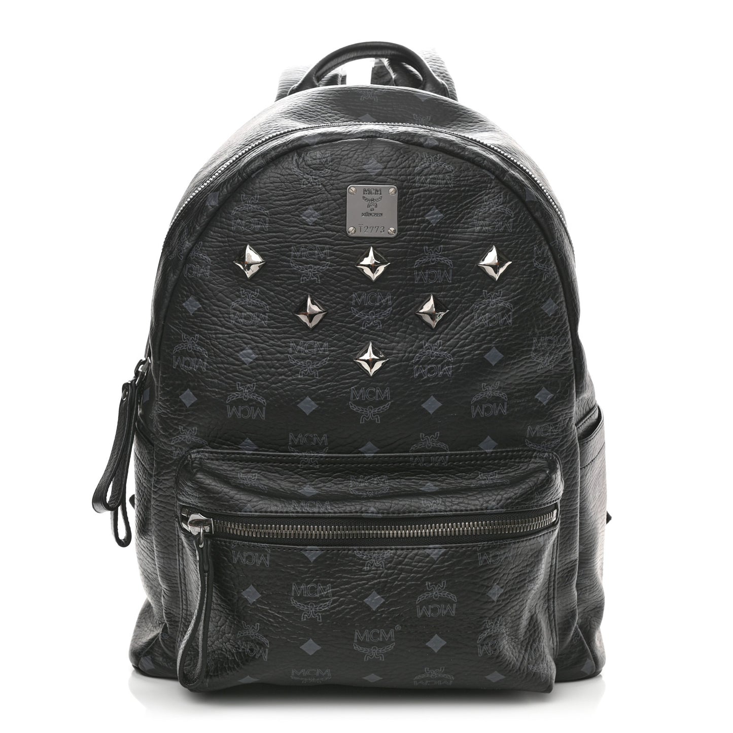 Visetos Medium Sprinkle Stud Stark Backpack Black