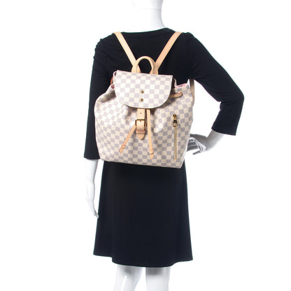 Louis Vuitton Damier Azur Sperone Backpack 2 of 9
