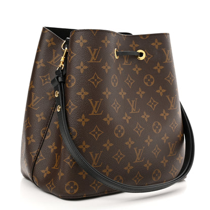 Louis Vuitton Monogram Neonoe MM Black 3 of 9