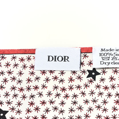 Christian Dior Silk Le Soleil Tarot Mitzah Scarf Off White 3 of 3