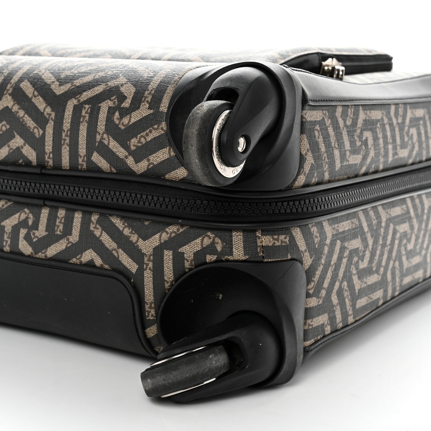 Gucci GG Supreme Monogram Caleido Carry On Trolley Black 10 of 14