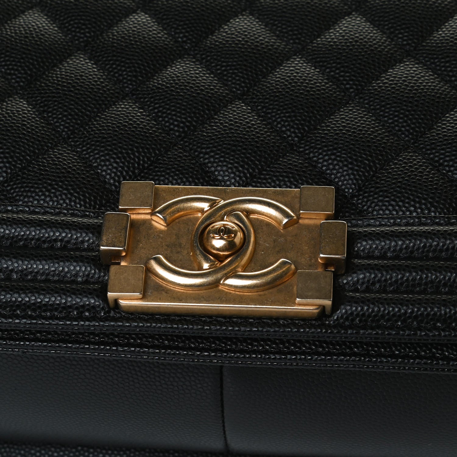 Chanel Caviar Quilted Medium Boy Flap Black 9 of 14