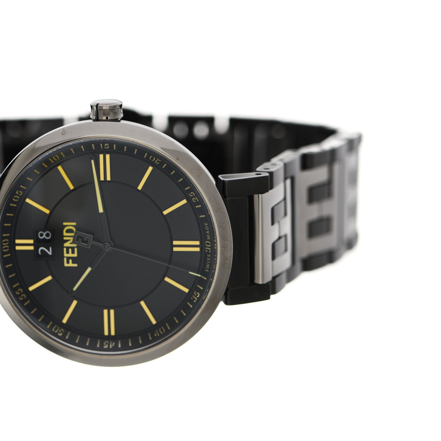 Fendi Stainless Steel 39mm Forever Fendi Quartz Watch Black 7 of 8