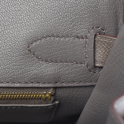 Hermes Epsom Birkin 30 Etain 12 of 29