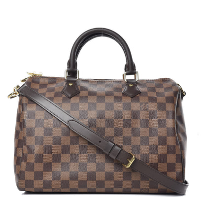 Louis Vuitton Damier Ebene Speedy Bandouliere 30 1 of 12