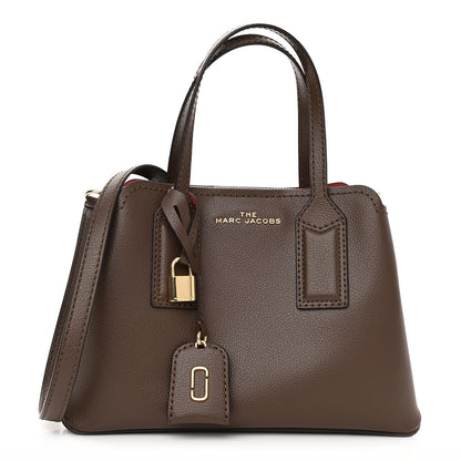 Marc Jacobs Pebbled Calfskin Editor Shopping Tote Brown 1 of 10