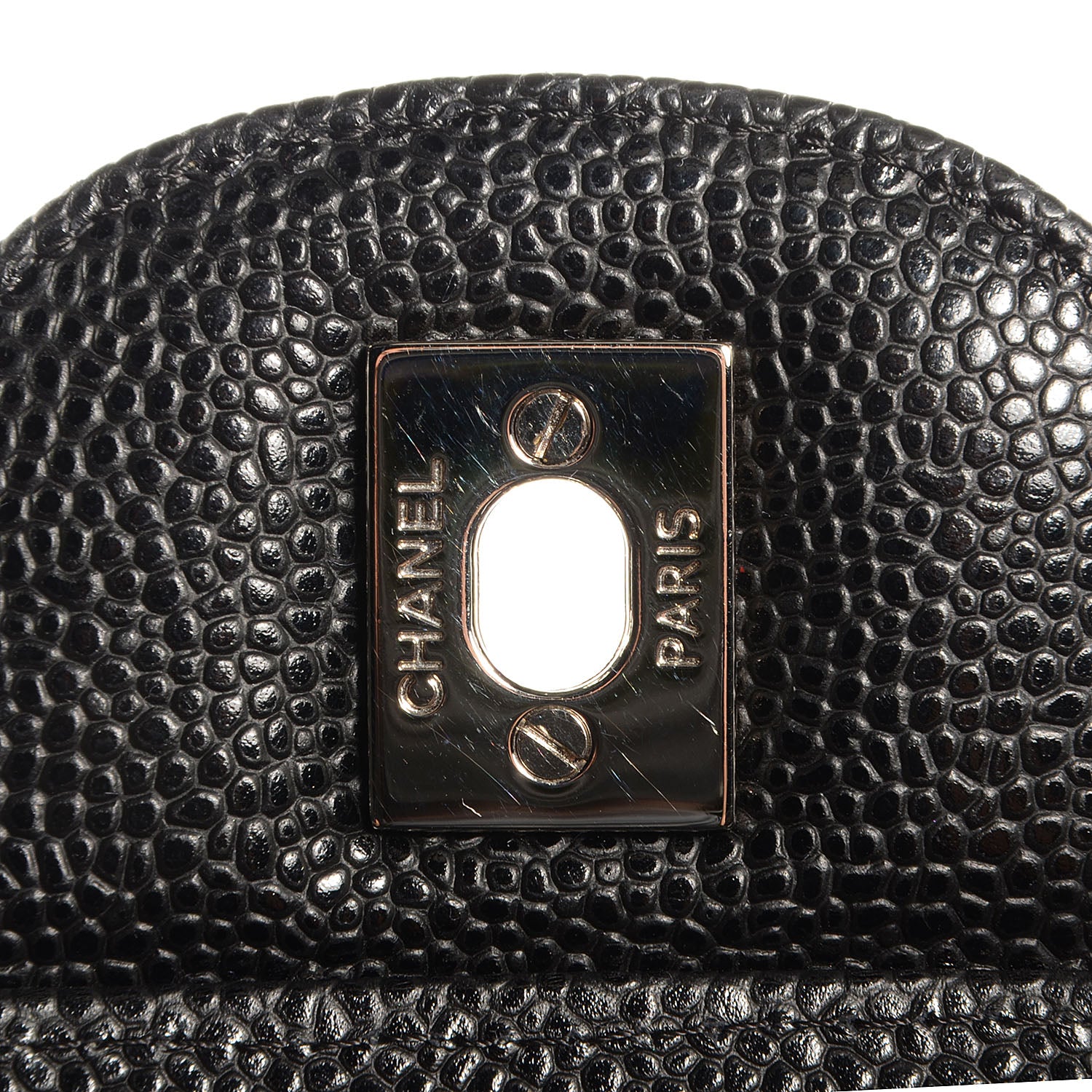 Chanel Caviar Jumbo Single Flap Black 6 of 8