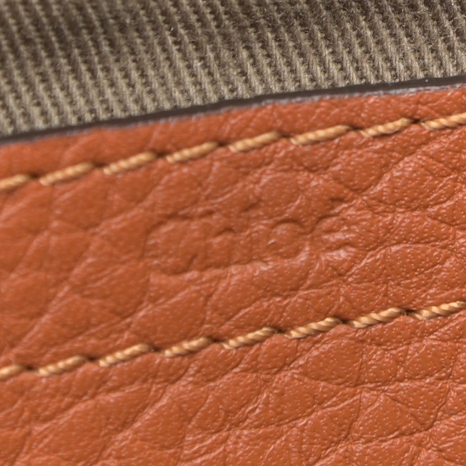 Chloe Calfskin Mini Marcie Round Crossbody Bag Tan 8 of 10
