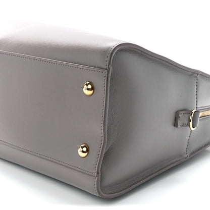 Saint Laurent Calfskin Small Monogram Cabas Fog 12 of 12