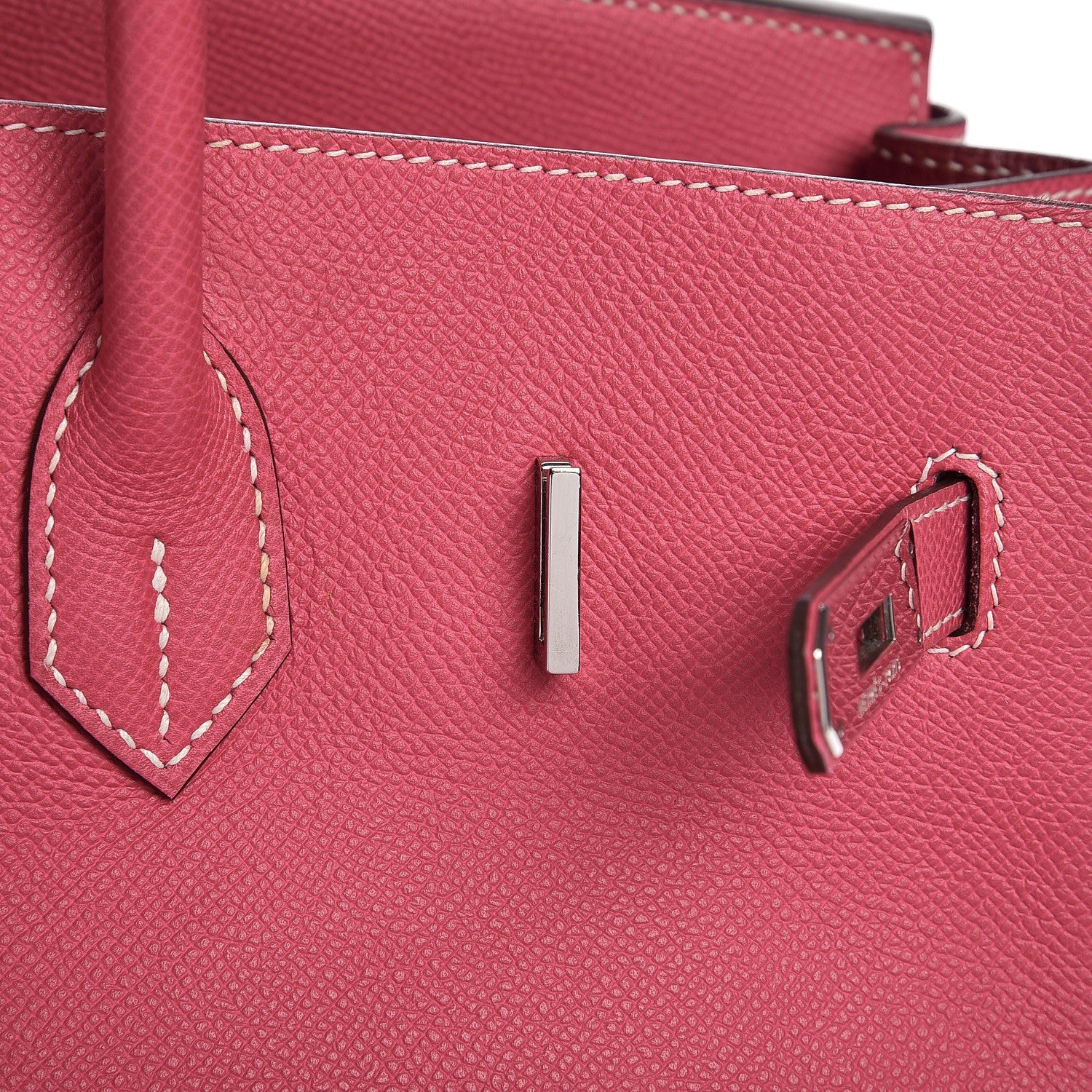 Hermes Epsom Candy Birkin 35 Rose Tyrien Rubis 19 of 41