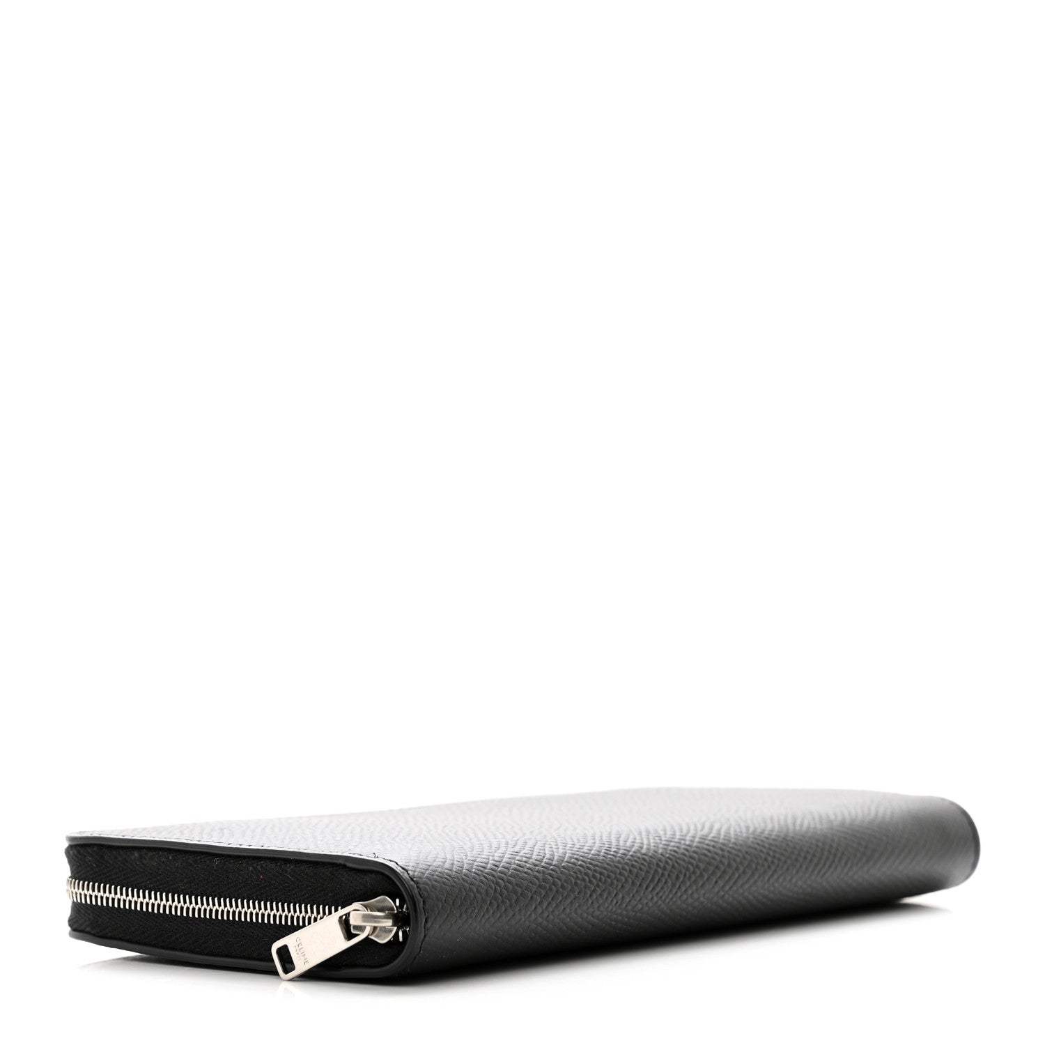 Celine Calfskin Large Zip Around Multifunction Wallet Black 4 of 8