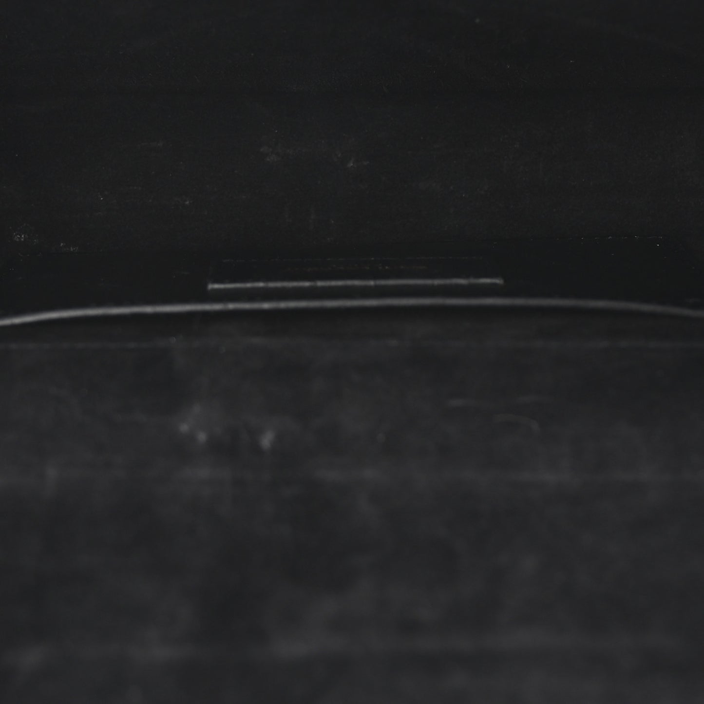 Patent Grain De Poudre Monogram Cassandre Clutch Black